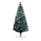6ft. Fiber Optic Multicolor LED Lights Pine Artificial Christmas Tree
